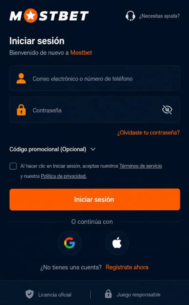 MostBet login: Iniciar sesión, correo, contraseña y registro en México